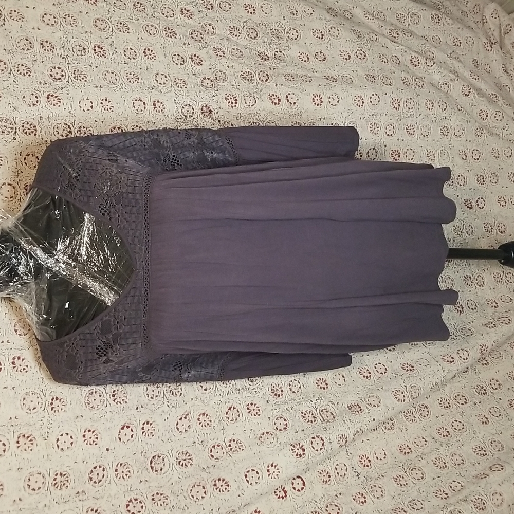 Kate & Mallory Lace flowy Long Sleeve Top size 1x